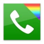 exdialer dark theme android application logo